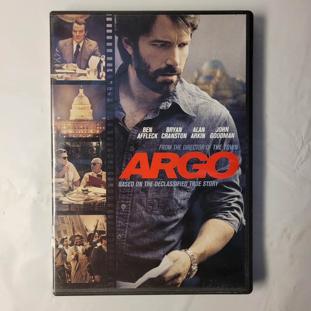 Warner Bros‎ Argo DVD Movie Ben Affleck Bryan Cranston Thriller Drama R-Rated